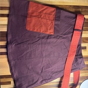 The Kit - Purple and Red cargo skirt with Pocket